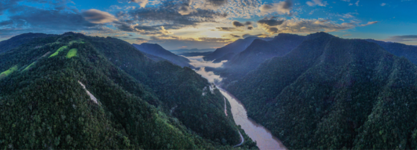 Amazonas-Fluss in Peru